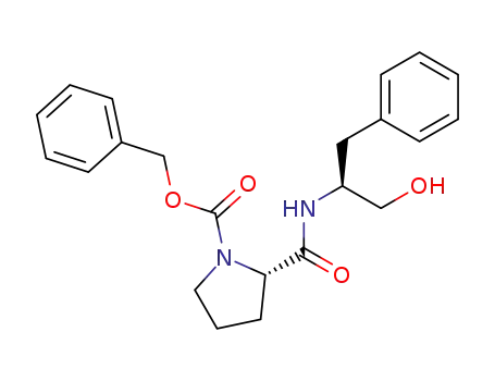 benzyl 2-[(1-benzyl-2-hydroxyethyl)carbamoyl]pyrrolidine-1-carboxylate