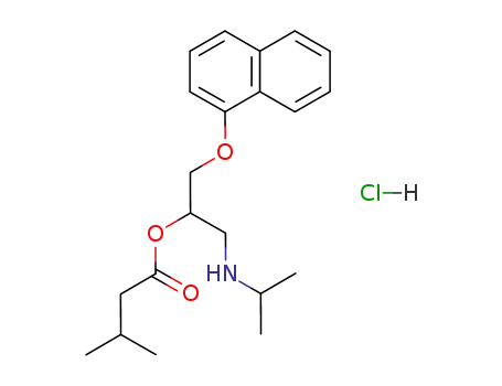 O-isovalerylpropranolol hydrochloride