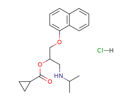 O-cyclopropanoylpropranolol hydrochloride