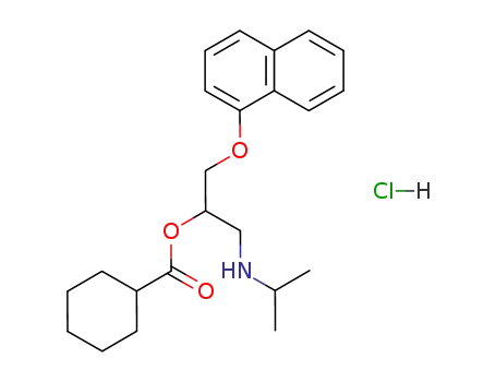 O-cyclohexanoylpropranolol hydrochloride