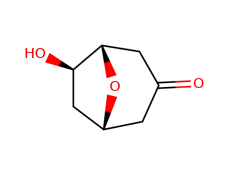 (1R*,5R*,6S*)-6-hydroxy-8-oxabicyclo<3.2.1>octan-3-one