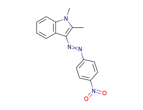 1,2-dimethyl-3-(p-nitrophenylazo)indole