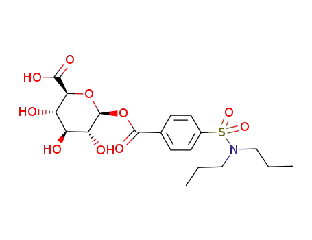 Molecular Structure of 34017-15-7 (Probenecid Acyl -D-Glucuronide)