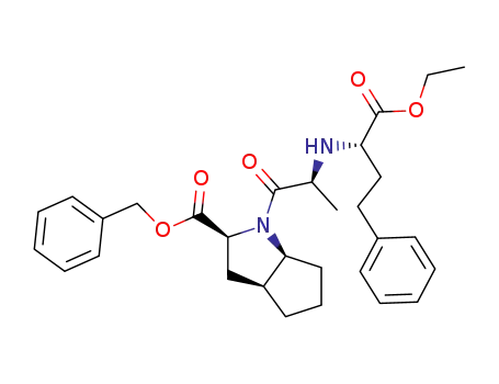 Molecular Structure of 87269-88-3 (2-[N-[(S)-1-ETHOXYCARBONYL-3-PHENYLPROPYL]-L-ALANYL]-(1S,3S,5S)-2-AZABICYCLO[3.3.0]OCTANE-3-CARBOXYLIC ACID, BENZYL ESTER)
