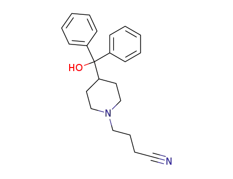 1-(3-Cyanopropyl)-4-(hydroxydiphenylmethyl)piperidine