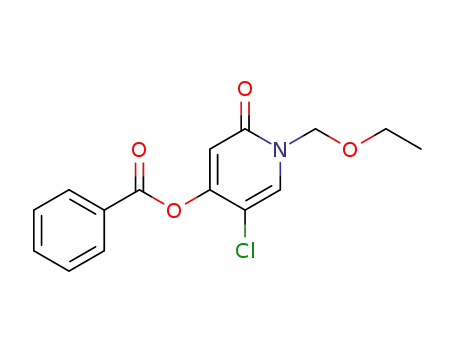 4-benzoyloxy-5-chloro-1-ethoxymethyl-2-pyridone