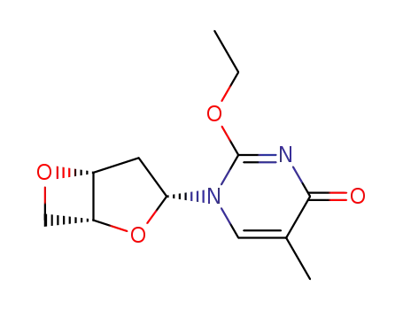 1-(3,5-anhydro-2-deoxy-β-D-threo-pentofuranosyl)-2-O-ethylthymine