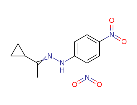 N-(1-cyclopropylethylideneamino)-2,4-dinitro-aniline cas  790-13-6