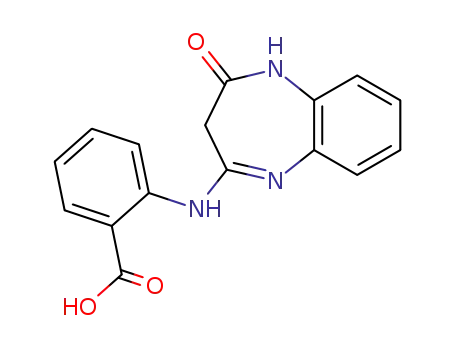 2-(2'-carboxyphenylamino)-3,4,5-trihydro-1,5-benzdiazepin-4(1H)-one