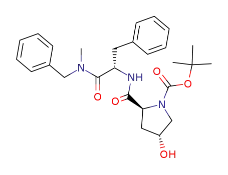Boc-(2S,4R)Hyp-Phe-NMeBzl