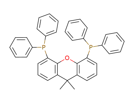 Molecular Structure of 161265-03-8 (4,5-Bis(diphenylphosphino)-9,9-dimethylxanthene)