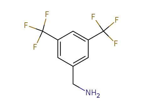 Molecular Structure of 85068-29-7 (3,5-Bis(trifluoromethyl)benzylamine)