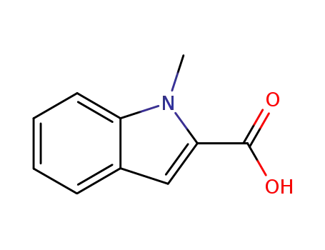 Molecular Structure of 16136-58-6 (1-Methylindole-2-carboxylic acid)