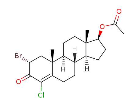 2α-Brom-4-chlor-testosteronacetat