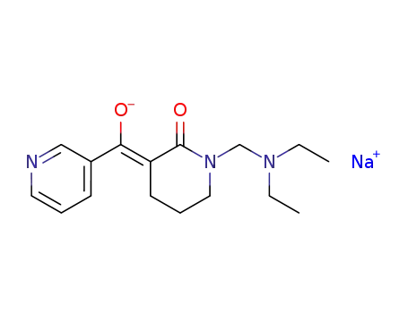 sodium salt of the aminal of 3-nicotinoyl-2-piperidone