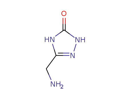 Molecular Structure of 83160-78-5 (5-Aminomethyl-1,2,4-triazol-3-one)
