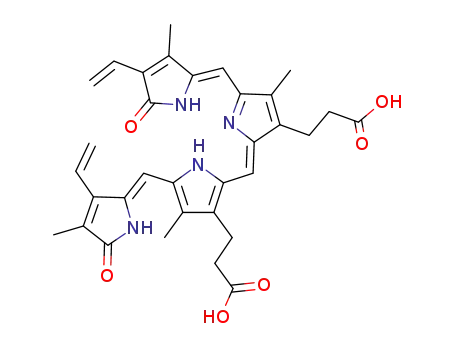 3,18-diethenyl-1,19,22,24-tetrahydro-2,7,13,17-tetramethyl-1,19-dioxo-21H-biline-8,12-dipropanoic acid