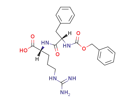 (R)-2-((S)-2-Benzyloxycarbonylamino-3-phenyl-propionylamino)-5-guanidino-pentanoic acid