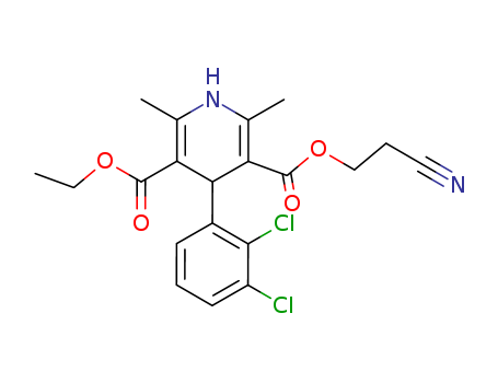 1,4- DIHYDRO-2,6-DIMETHYL-3-(2-CYANOETHOXYCARBONYL)-5-ETHOXYCARBONYL-4-(2,3-DICHLOROPHENYL)PYRIDINE