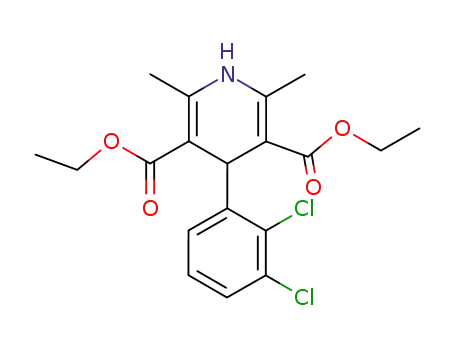 4-(2,3-dichloro-phenyl)-2,6-dimethyl-1,4-dihydro-pyridine-3,5-dicarboxylic acid diethyl ester