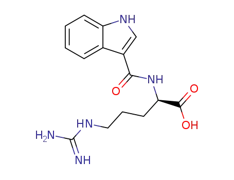 (R)-5-Guanidino-2-[(1H-indole-3-carbonyl)-amino]-pentanoic acid