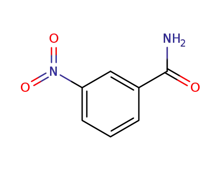Molecular Structure of 645-09-0 (3-NITROBENZAMIDE)