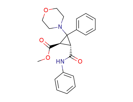 (1R,3R)-2-Morpholin-4-yl-2-phenyl-3-phenylcarbamoyl-cyclopropanecarboxylic acid methyl ester