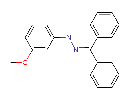 Molecular Structure of 210536-90-6 (Methanone, diphenyl-, (3-methoxyphenyl)hydrazone)