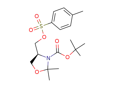 ((S)-3-(TERT-BUTOXYCARBONYL)-2,2-DIMETHYLOXAZOLIDIN-4-YL)메틸 4-메틸벤젠술폰산염