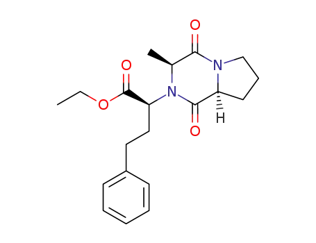 (S)-2-((3S,8aS)-3-Methyl-1,4-dioxo-hexahydro-pyrrolo[1,2-a]pyrazin-2-yl)-4-phenyl-butyric acid ethyl ester