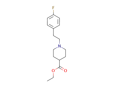 1-[2-(4-fluorophenyl)-ethyl]-piperidine-4-carboxylic acid ethyl ester