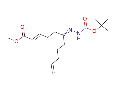6-(tert-butoxycarbonyl-hydrazono)-undeca-2,10-dienoic acid methyl ester