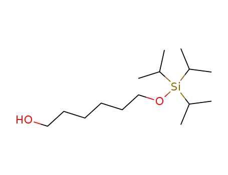 Molecular Structure of 146952-70-7 (1-Hexanol, 6-[[tris(1-methylethyl)silyl]oxy]-)