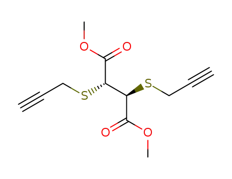 (2R,3S)-2,3-Bis-prop-2-ynylsulfanyl-succinic acid dimethyl ester