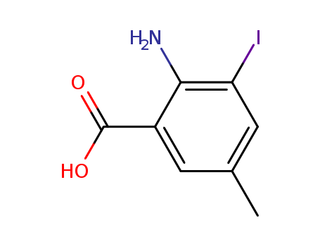 Benzoic acid, 2-amino-3-iodo-5-methyl-