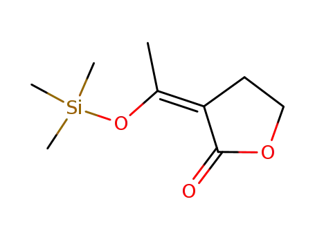 3-[1-[(trimethylsilyl)oxy]ethylidenyl]-4,5-dihydrofuran-2-one