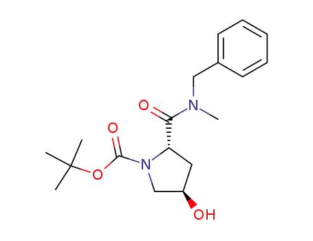 (2S,4R)-2-(Benzyl-methyl-carbamoyl)-4-hydroxy-pyrrolidine-1-carboxylic acid tert-butyl ester