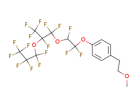 1-(2-methoxy-ethyl)-4-[1,1,2-trifluoro-2-(1,1,2,3,3,3-hexafluoro-2-heptafluoropropyloxy-propoxy)-ethoxy]-benzene