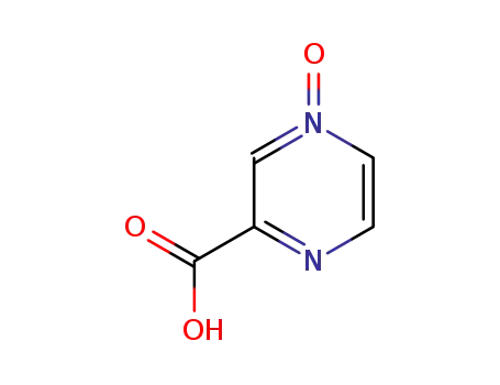Molecular Structure of 874-54-4 (1-Oxylato-3-carboxypyrazine-1-ium)