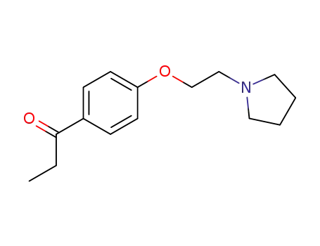 1-(4-(2-(pyrrolidin-1-yl)ethoxy)phenyl)propan-1-one