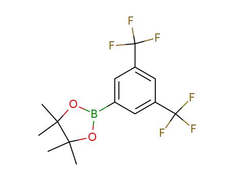 Molecular Structure of 69807-91-6 (3,5-Bis(trifluoroMethyl)phenylboronic acid pinacol ester)
