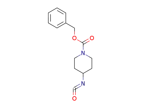 Molecular Structure of 220394-91-2 (BENZYL 4-ISOCYANATOTETRAHYDRO-1(2H)-PYRIDINECARBOXYLATE)