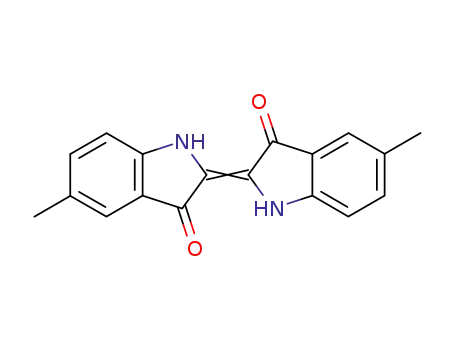 Molecular Structure of 6492-69-9 (5,5'-Dimethyl-Δ2,2'(3H,3'H)-bi[1H-indole]-3,3'-dione)