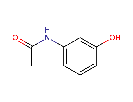 Molecular Structure of 621-42-1 (3-ACETAMIDOPHENOL)