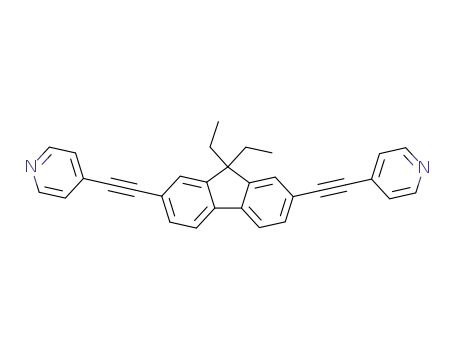 9,9-diethyl-2,7-bis(4-pyridylethynyl)fluorene