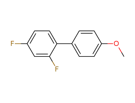 Molecular Structure of 90101-30-7 (1,1'-Biphenyl,2,4-difluoro-4'-methoxy-)