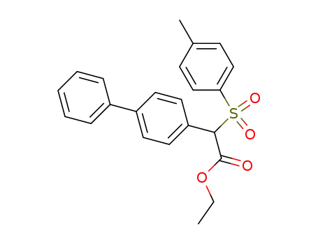 biphenyl-4-yl-(toluene-4-sulfonyl)-acetic acid ethyl ester