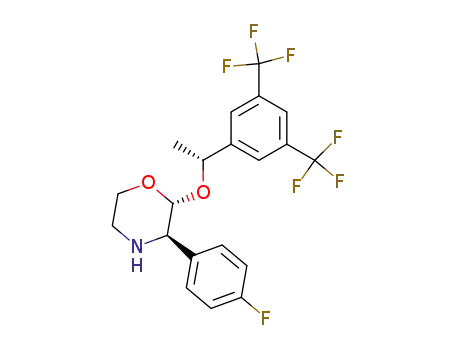 (2R,3R)-2-[(1R)-1-(3,5-bis-trifluoro-methylphenyl)ethoxy]-3-(4-fluorophenyl)morpholine