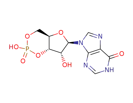 Molecular Structure of 3545-76-4 (INOSINE-3',5'-CYCLIC PHOSPHATE)