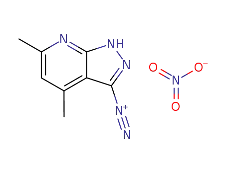 4,6-dimethyl-1H-pyrazolo[3,4-b]pyridine-3-diazonium nitrate